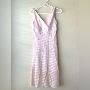 Pink sleeveless dress